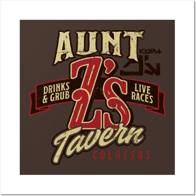 Aunt Z's Tavern Wall Art by MindsparkCreative